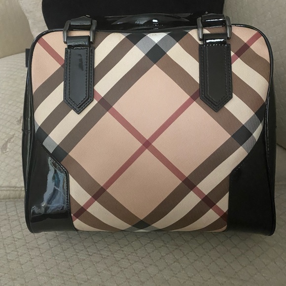 Burberry XL Nova Check Boston Bag - Picture 6 of 11